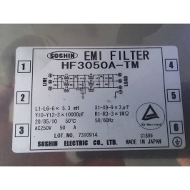SOSHIN HF-305 filtr przeciwzakłóceniowy 3-faz 50A