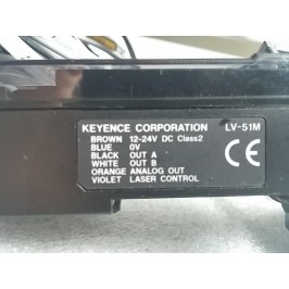 Keyence LV -51M + LV-H110 czujnik laserowy NrA336