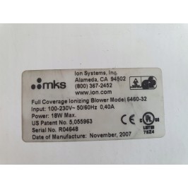 MKS 6460-32 Jonizator wiszący dwuwirnikowy