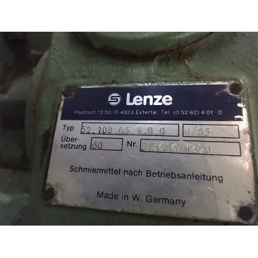 Silnik Lenze KMER B 0,25kw przekładnia 1:60 Nr354