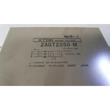TDK ZAGT2250-M filtr przeciwzakłóceniowy 3-faz 50A