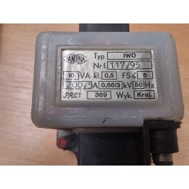 Przekładnik prądowy IWO 200/5  10VA kl.0,5 używany
